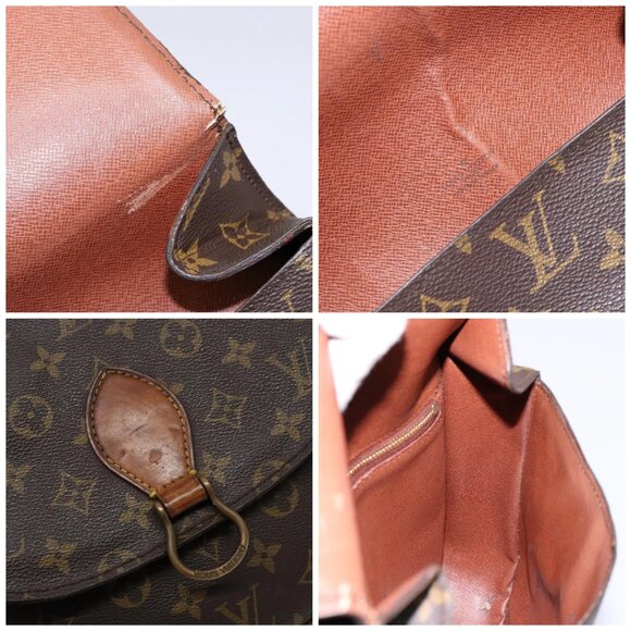 LOUIS VUITTON Monogram Monogram Saint Cloud GM Shoulder Bag M51242 Auth 135102 - Picture 15 of 15